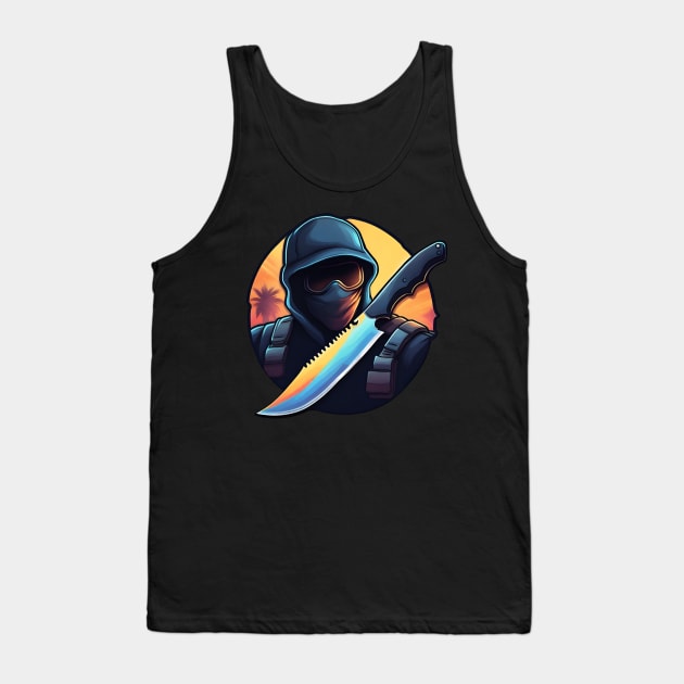 Cs Knife Tank Top by Grafik2